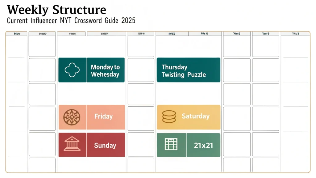 How Is the Current Influencer NYT Crossword Structured Each Week