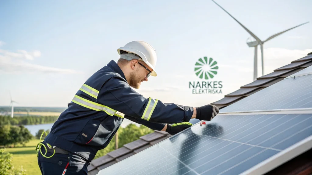 How Does Närkes Elektriska Incorporate Sustainability into Its Future Growth