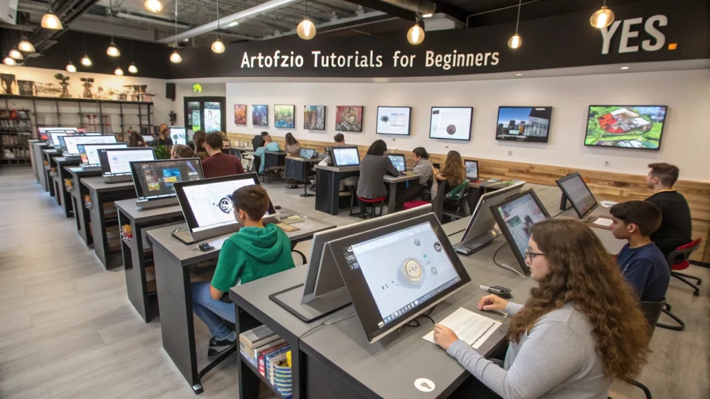 What Learning Tools Does Artofzio Offer for New and Young Artists