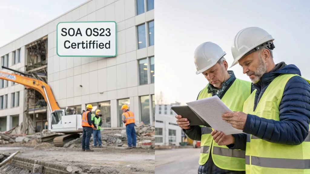 Why Is SOA OS23 Certification Increasingly Important for Public Tenders and Construction Contracts